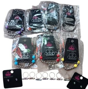 7 New Paparazzi Vibrant Beaded Jewelry Sets With 2 New Earings